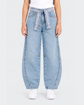 Eminent Girls Woven Denim Pants