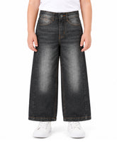 Girls Loose Fit Denim Pants