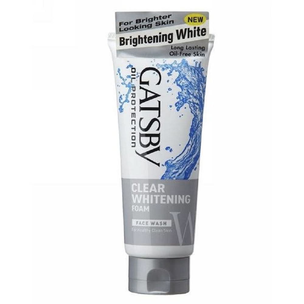 Gatsby Face Wash 120g - Clear Whitening Foam, Face Washes, Gatsby, Chase Value