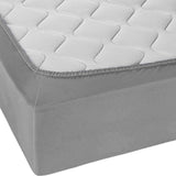 Single Bed Fitted Sheet Jersey - Grey, Single Size Bed Sheet, Chase Value, Chase Value