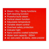 Nikai Steam Iron Non-Stick NSI-602, Iron & Streamers, Nikai , Chase Value