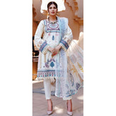 Women Kohenoor Lawn Self Jacquard Schiffli Embroidered Unstitched 3Pcs Suit - 3, Women, 3Pcs Shalwar Suit, Noor Jahan, Chase Value