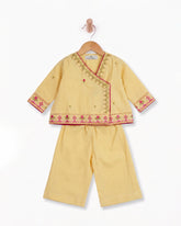 Eminent Newborn Girls Essentials Dyed Embroidered 2 Pc