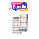 Kitchen Duster Pack of 4 - Multi, Kitchen Towels, Chase Value, Chase Value
