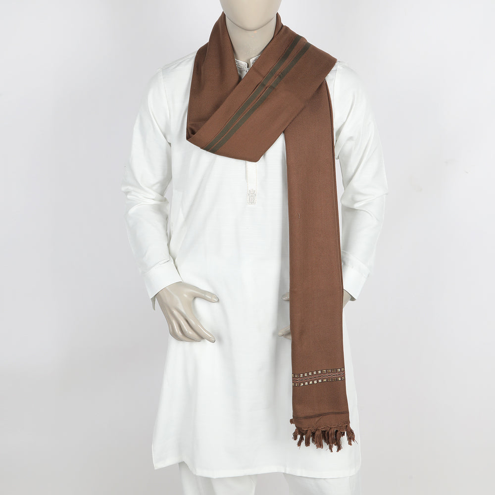 Men's Shawl - Brown, Men's Shawls & Mufflers, Chase Value, Chase Value