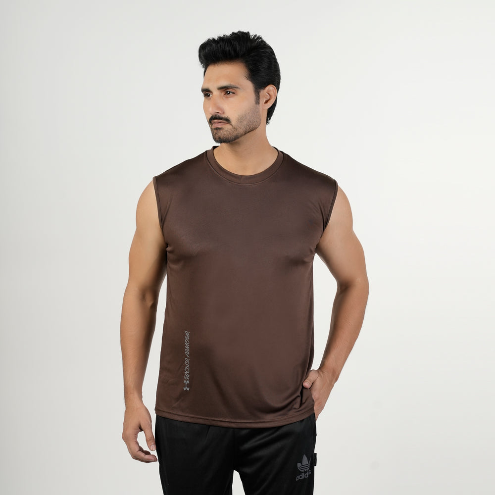 Men's SW Sando T-Shirt with Logo – Sleeveless Cotton Tee, Men's T-Shirts & Polos, Chase Value, Chase Value