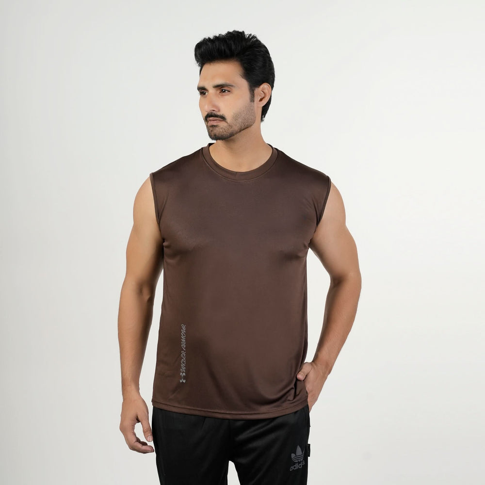 Men's SW Sando T-Shirt with Logo – Sleeveless Cotton Tee, Men's T-Shirts & Polos, Chase Value, Chase Value