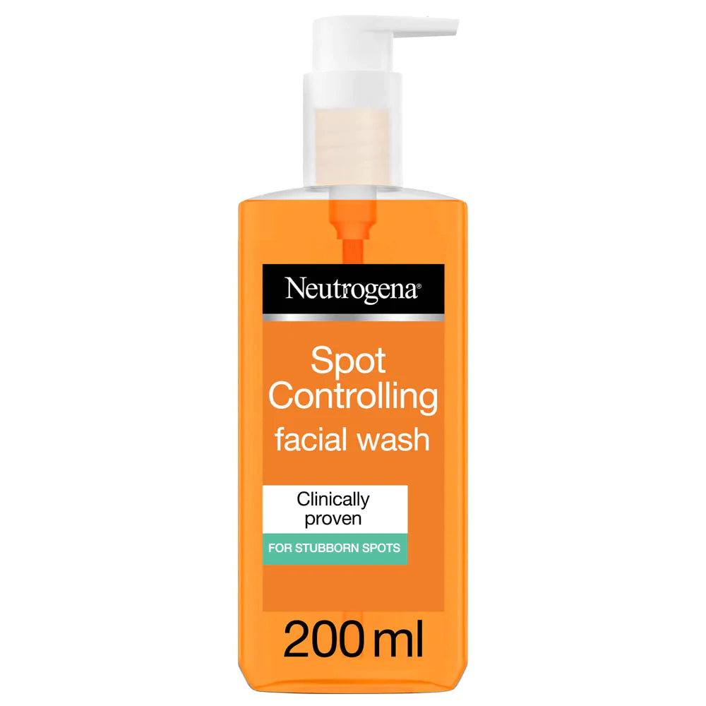 Neutrogena Spot Controlling Oil Free Facial Wash, 200ml, Face Washes, Neutrogena, Chase Value