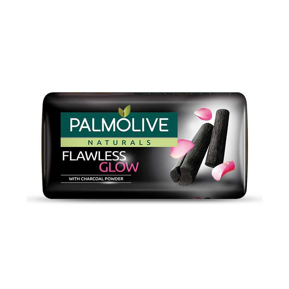 Palmolive Naturals Flawless Glow Soap, With Charcoal Powder, 145g, Soaps, Palmolive, Chase Value