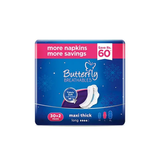 Butterfly Breathable Maxi Thick Long Pads 32s, Sanitory Napkins, Butterfly, Chase Value