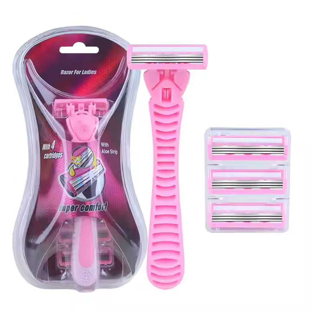 Wetell Women Razor 201898 1+4 Cart, Razor & Cartridges, Wetell, Chase Value