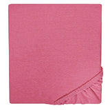 Double Bed Fitted Sheet Jersey - Pink, Double Size Bed Sheet, Chase Value, Chase Value