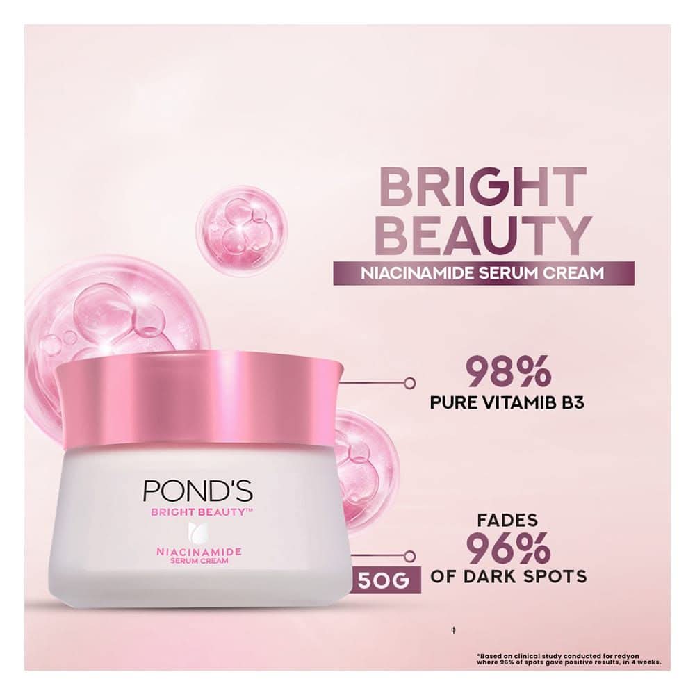 Pond's Bright Beauty Day Cream Spot-Less Glow - 50g, Creams & Lotions, Pond's, Chase Value