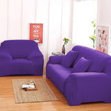 Sofa Cover 7 Seater Plain Jersey - Purple, Decoration, Chase Value, Chase Value