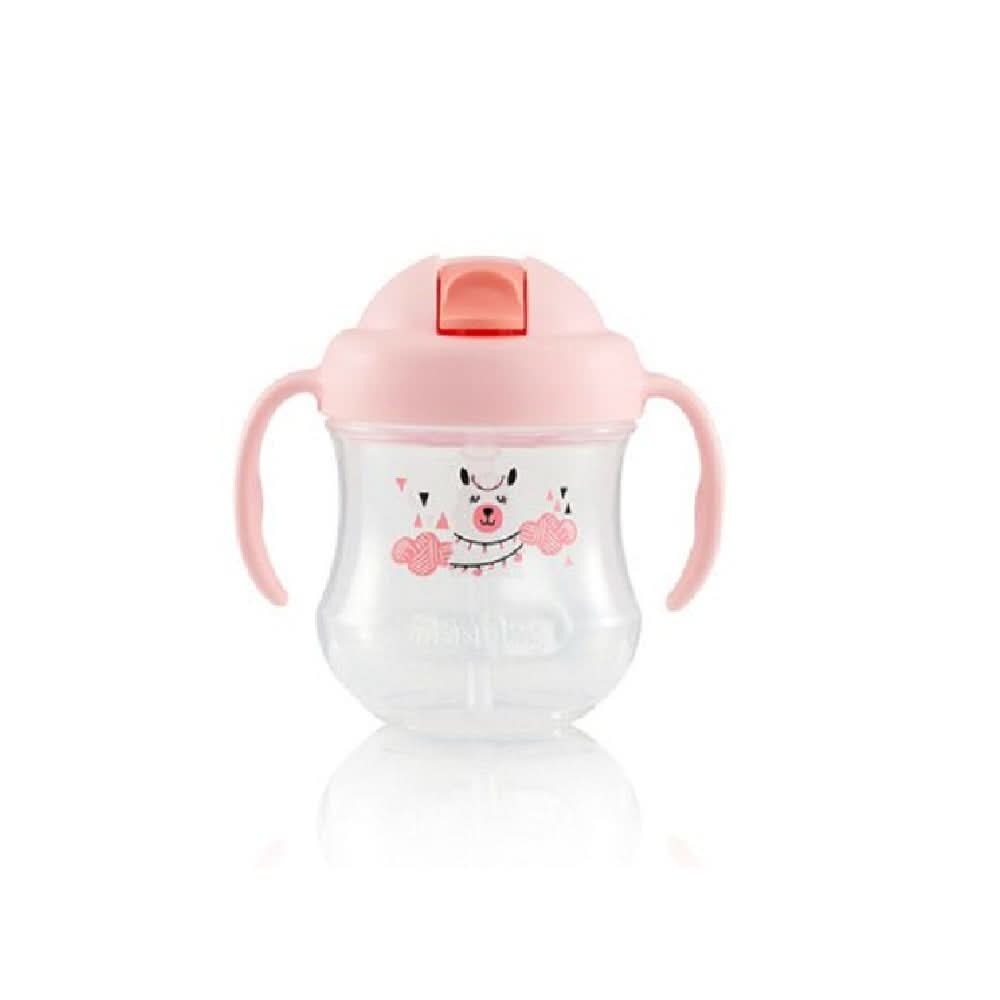 Pigeon Mag Mag Straw Cup Matte - Pink, Feeding Supplies, Pigeon, Chase Value