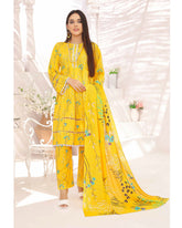 Nyasia By RA-Bin Hameeb Linen Cord's Printed Unstitched 3Pcs Suit - 4, Women, 3Pcs Shalwar Suit, Rana Arts, Chase Value