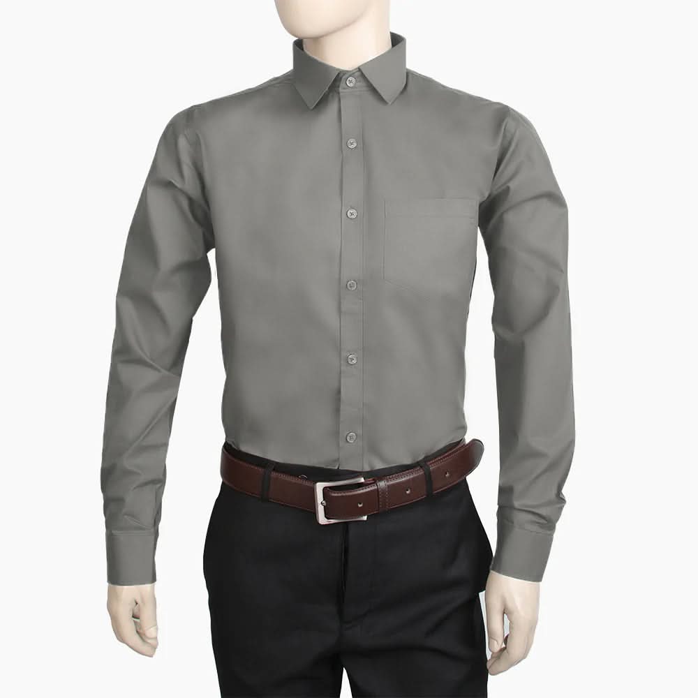 Men's Formal Shirt - Grey, Men's Shirts, Chase Value, Chase Value