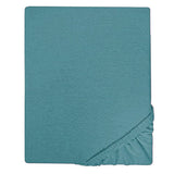 Double Bed Fitted Sheet Jersey - Steel Blue, Double Size Bed Sheet, Chase Value, Chase Value