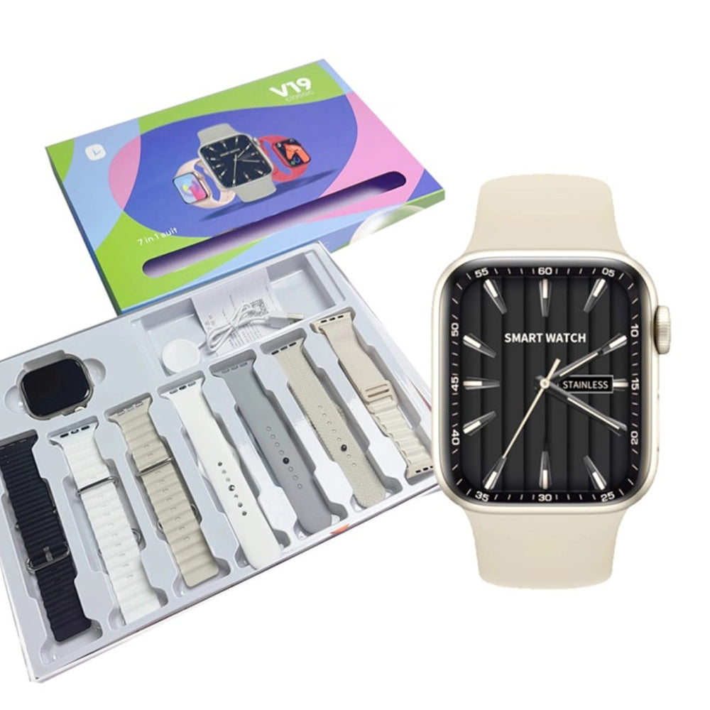 Fitness Tracker V19 Classic Smart Watch 7-in-1 Combo, Smart Watches, Chase Value, Chase Value