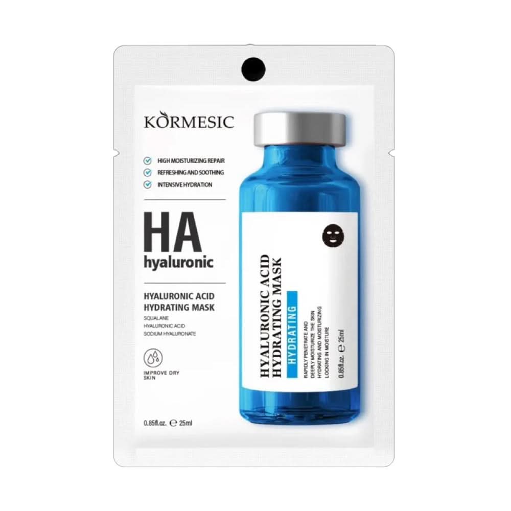 Kormesic Hyaluronic Acid Hydrating Face Mask 25ml, Facial Masks, Chase Value, Chase Value