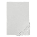 Single Bed Fitted Sheet Jersey - White, Single Size Bed Sheet, Chase Value, Chase Value