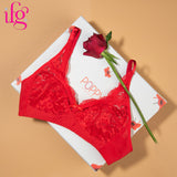 IFG Poppy Bra Blossom 002 - Red, Women Bras, IFG, Chase Value