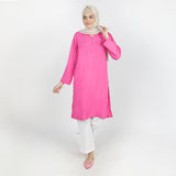 Women's Stitched Kurti - Pink, Women Ready Kurtis, Chase Value, Chase Value