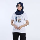 Women's Half Sleeves T-shirt - White, Women T-Shirts & Tops, Chase Value, Chase Value