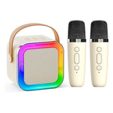 Colorful Karaoke Sound System Mic Speaker With 2 Mics, Model: K12, Bluetooth Speakers, Chase Value, Chase Value