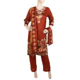 Khadde Printed Lawn 3 Piece Un-Stitched Suit - 006, Women, 3Pcs Shalwar Suit, United Textiles, Chase Value