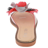Girls Fancy Slippers 006 - Red, Kids, Girls Slippers, Chase Value, Chase Value