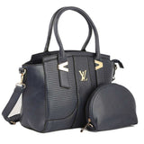 Women's Handbag 2 Pcs (Y-0162) - Blue, Women, Bags, Chase Value, Chase Value