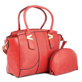 Women's Handbag 2 Pcs (Y-0162) - Red, Women, Bags, Chase Value, Chase Value