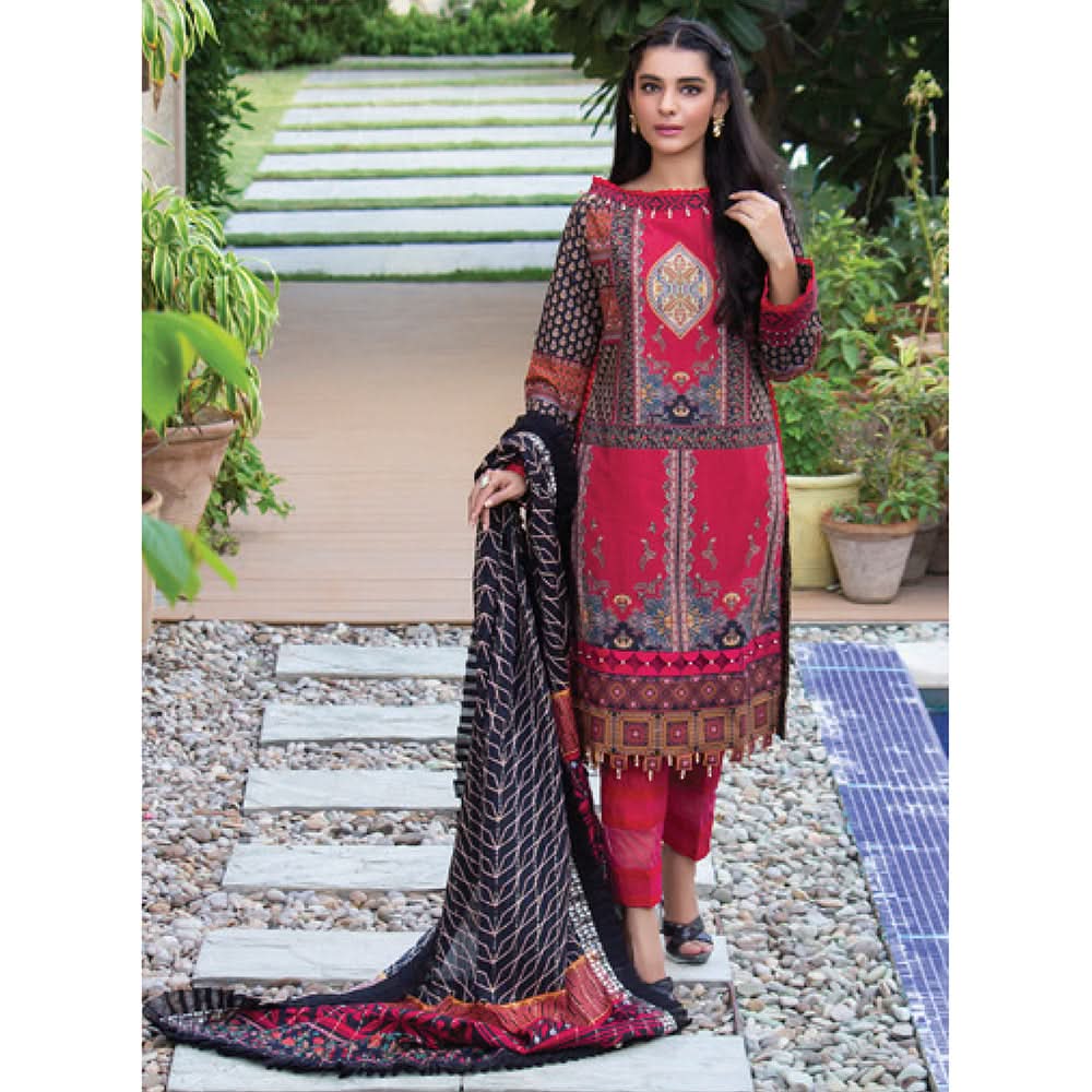 AL Zohaib Colors Digital Printed unstitched 3pc Cotton Suit, Women, 3Pcs Shalwar Suit, Al-Zohaib Textiles, Chase Value