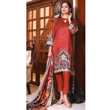 Halime Sultan Cottel Digital Printed Un-Stitched 3 Pcs Suit - 3, Women, 3Pcs Shalwar Suit, Chase Value, Chase Value