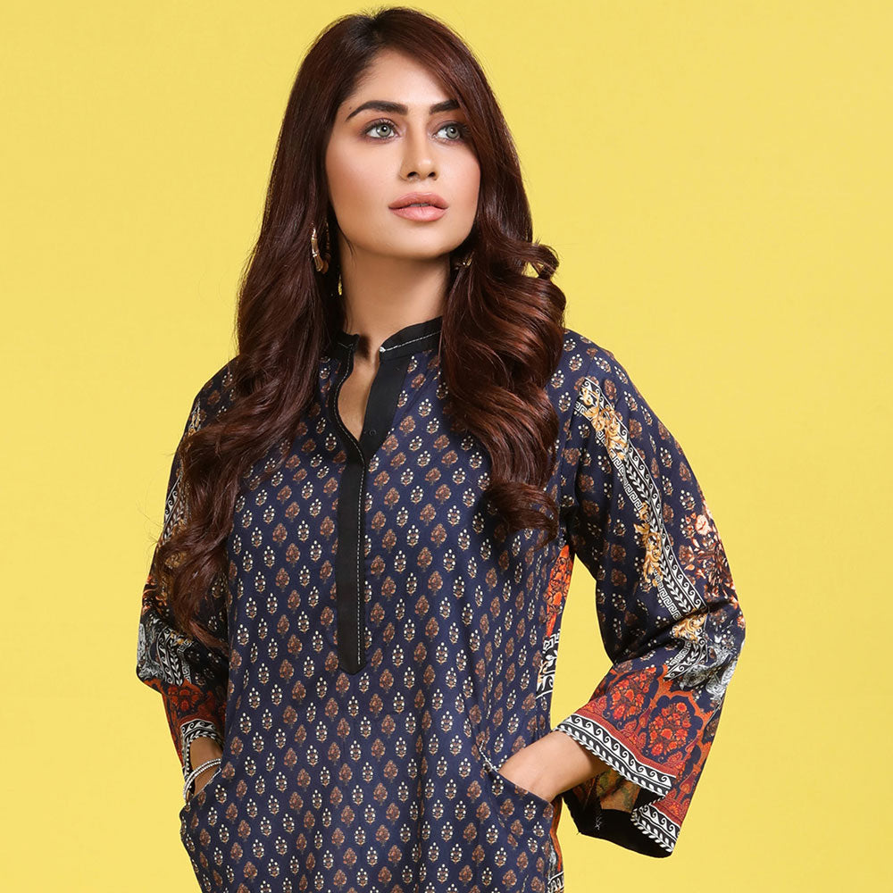 Regalia Tunic Printed Cambric Lawn Un-Stitched Kurti Vol 4 - 04, Women, Unstitched Kurti, Regalia Textiles, Chase Value