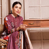 Halime Sultan Digital Printed Lawn 3Pcs Unstitched Suit V1 - 4, Women, 3Pcs Shalwar Suit, Halime Sultan, Chase Value