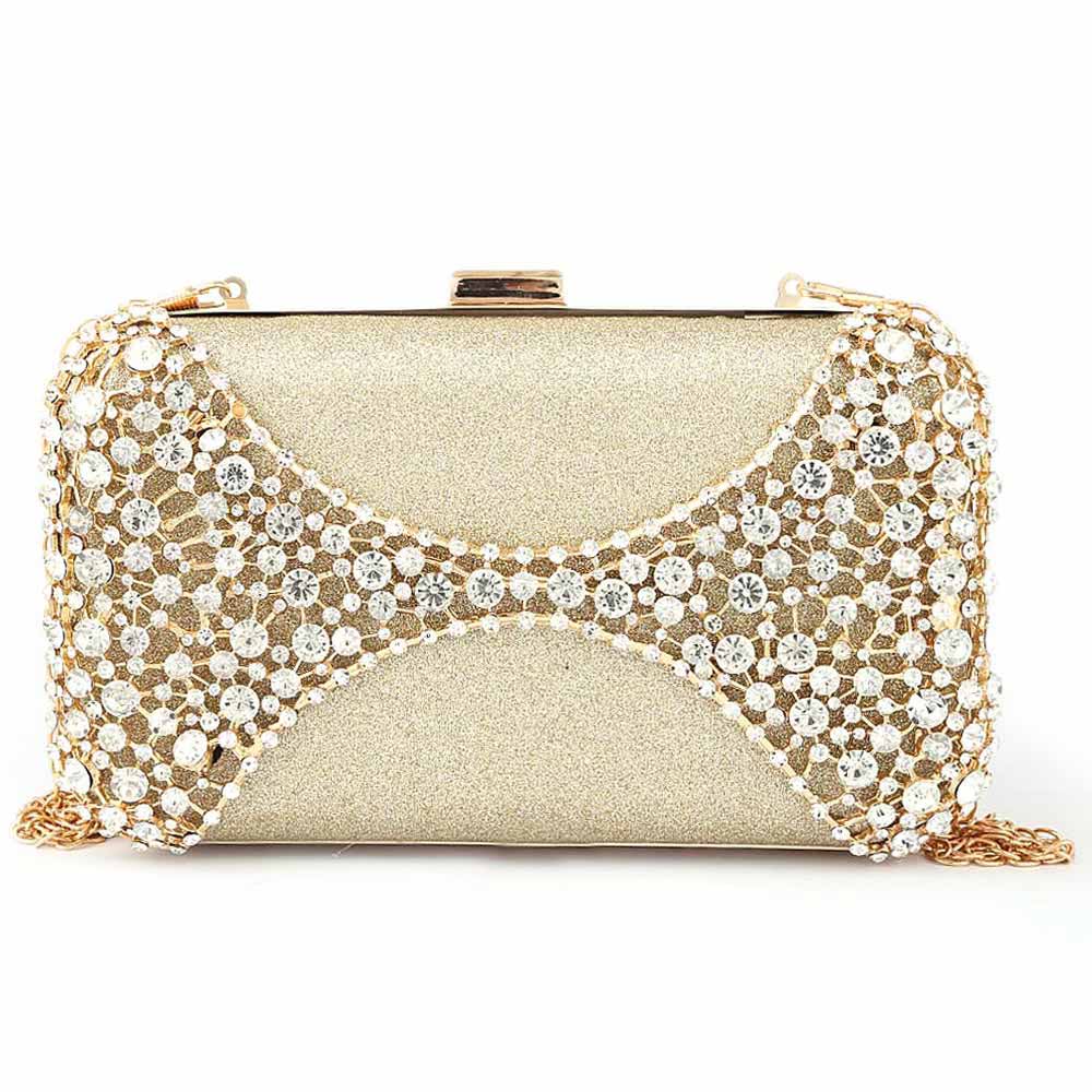 Women's Bridal Clutch - Golden, Women, Clutches, Chase Value, Chase Value