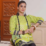Halime Sultan Unstitched Printed Kurti 4 - V1, Women, Unstitched Kurti, Halime Sultan, Chase Value