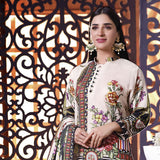Halime Sultan Khaddar Digital Printed 3Pcs Unstitched Suit - 5, Women, 3Pcs Shalwar Suit, Chase Value, Chase Value