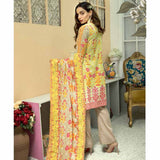 Zebtan Embroidered Cotton 3 Pieces Un-Stitched Suit Vol 01 - 06, Women, 3Pcs Shalwar Suit, Rujhan Textiles, Chase Value