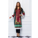 Regalia Tunic Printed Cambric Lawn Un-Stitched Kurti Vol 4 - 06, Women, Unstitched Kurti, Regalia Textiles, Chase Value