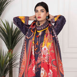 Orchid Mid-Summer Printed unstitched 3pc Cotton Suit, Women, 3Pcs Shalwar Suit, Regalia Textiles, Chase Value