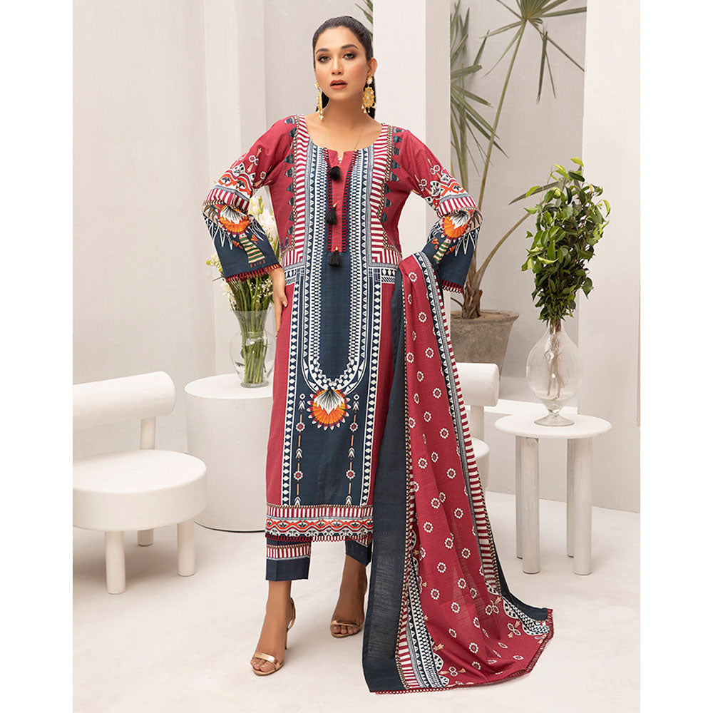 Salina Digital Printed Khaddar Unstitched 3 Pcs Suit V-2, Women, 3Pcs Shalwar Suit, Regalia Textiles, Chase Value