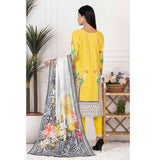 Orchid Mid-Summer Printed unstitched 3pc Cotton Suit, Women, 3Pcs Shalwar Suit, Regalia Textiles, Chase Value