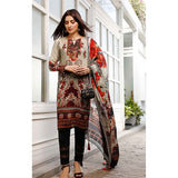 Zavia Digital Printed Lawn 3 Piece Un-Stitched Suit - 08, Women, 3Pcs Shalwar Suit, Fairdeal Textiles, Chase Value