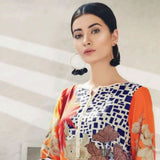 BIN HAMEED Printed Embroidered unstitched 3pc Suit V-8, Women, 3Pcs Shalwar Suit, Rana Arts, Chase Value