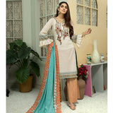 Zebtan Embroidered Cotton 3 Pieces Un-Stitched Suit Vol 01 - 09, Women, 3Pcs Shalwar Suit, Rujhan Textiles, Chase Value