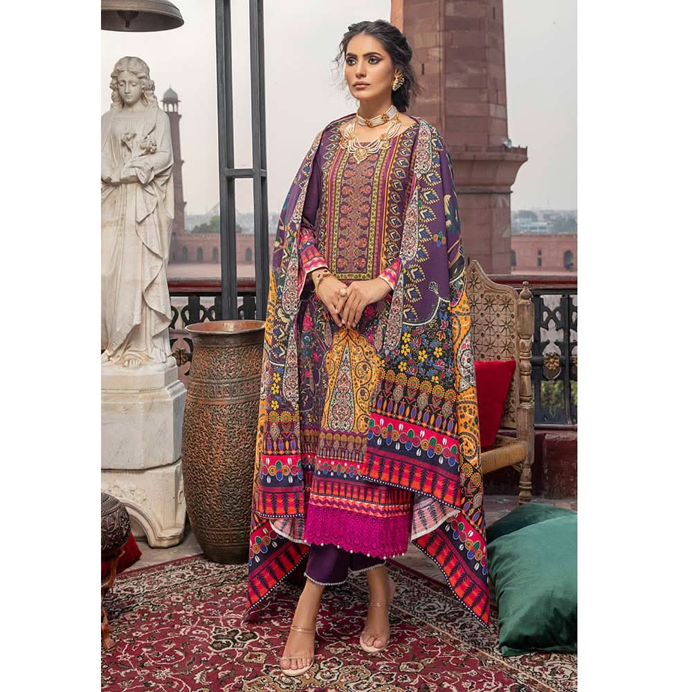 Salina Digital Khaddar Printed unstitched 3pc Suit V-2, Women, 3Pcs Shalwar Suit, Regalia Textiles, Chase Value