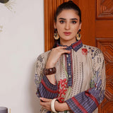 Halime Sultan Unstitched Printed Kurti 8 - V1, Women, Unstitched Kurti, Halime Sultan, Chase Value
